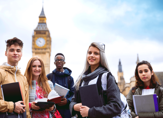 Students studying in the United Kingdom