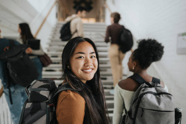 International students studying in Asia
